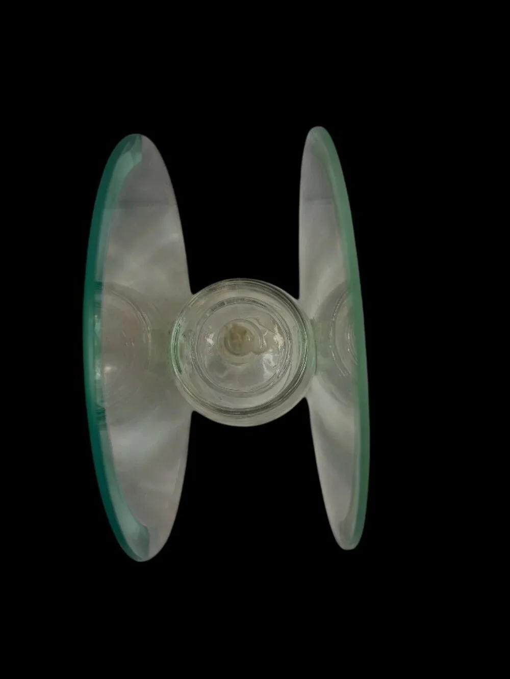 Vintage Lamplight Farms Glass Oil Lamp Dual Curved Glass Panels - Elegant Design
